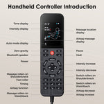 Zero Gravity Full Body Massage Chair With Heat And Handheld Remote Reclining Back, Foot Roller, Air Compression, Shiatsu Massage For Home And Office | Brown