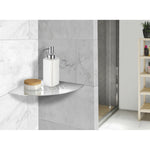 Bathroom Shower Grout Line Corner Shelf - Holes Design | Polished Stainless Steel