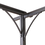 3.5x3.5m Pergola Metal Gazebo Backyard Porch Awning Canopy | Beige