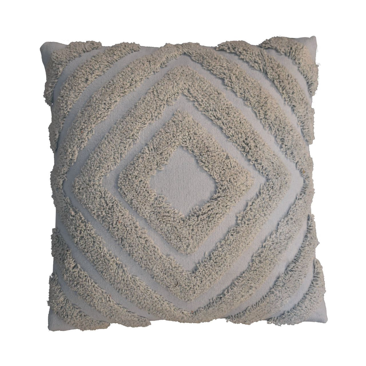 Diamond Cushion Set | Set of 2 | Grey