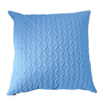 Ultrasonic Quilted Embossed Cushion Cover | 80cm x 80cm | Blue