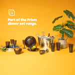 Prism Outdoor Dinner Bowls Set Of 4 - Smoke Grey