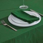 Plain Cotton Fabric 4 Napkins Set | 45cm x 45cm | Dark Green