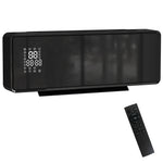 2000w Ceramic Electric Heater With Fan, Wall Mounted | Black