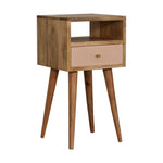Solid Wood Mini Blush Hand Painted Bedside