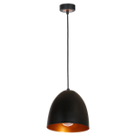 Vegas Hand Made Designer Pendant Light Matt Black And Copper / Rose Gold