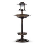 Bird Solar Light Bird Bath & Planter