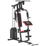 Multi Home Gym Machine With 66kg Weight Stack | Black