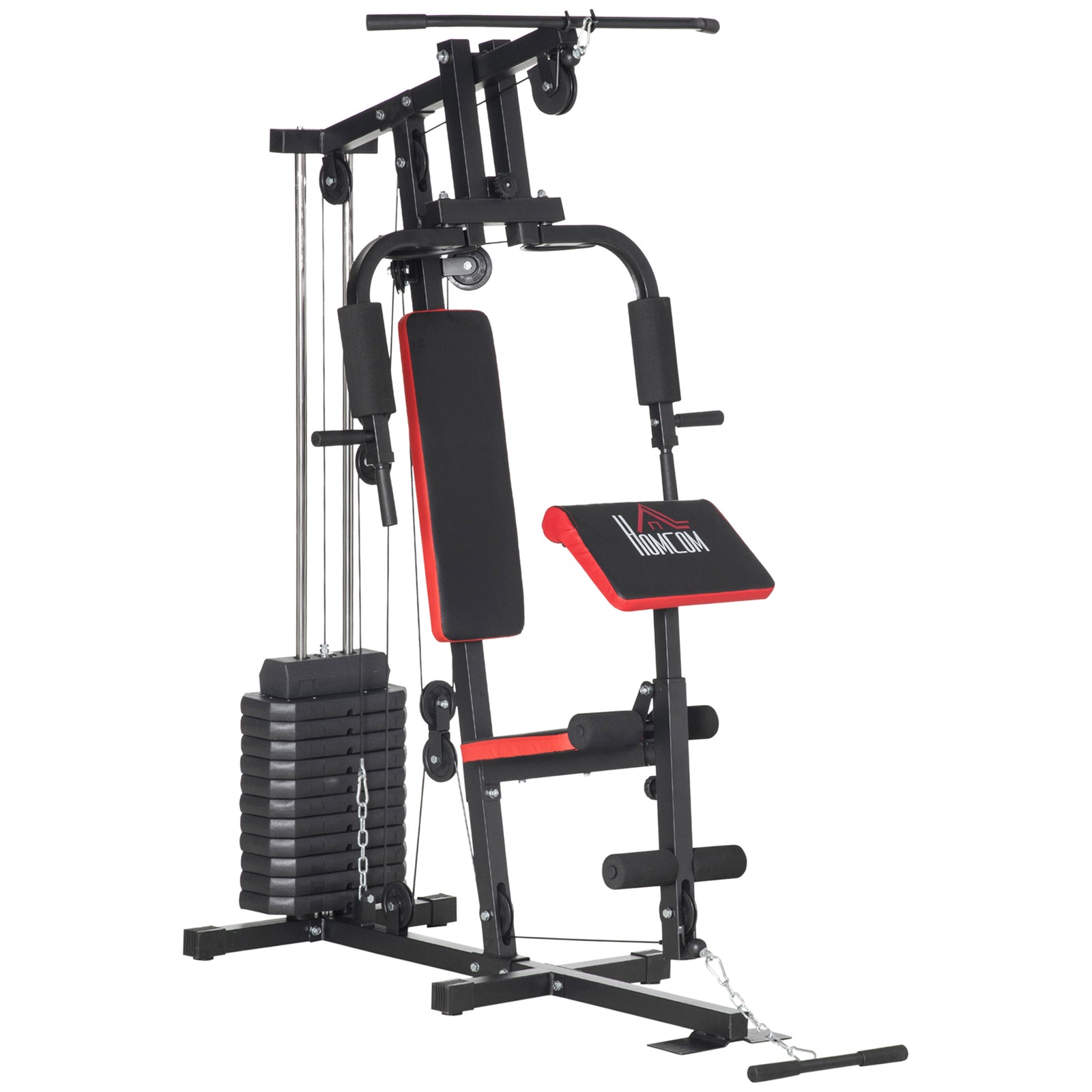 Multi Home Gym Machine With 66kg Weight Stack | Black