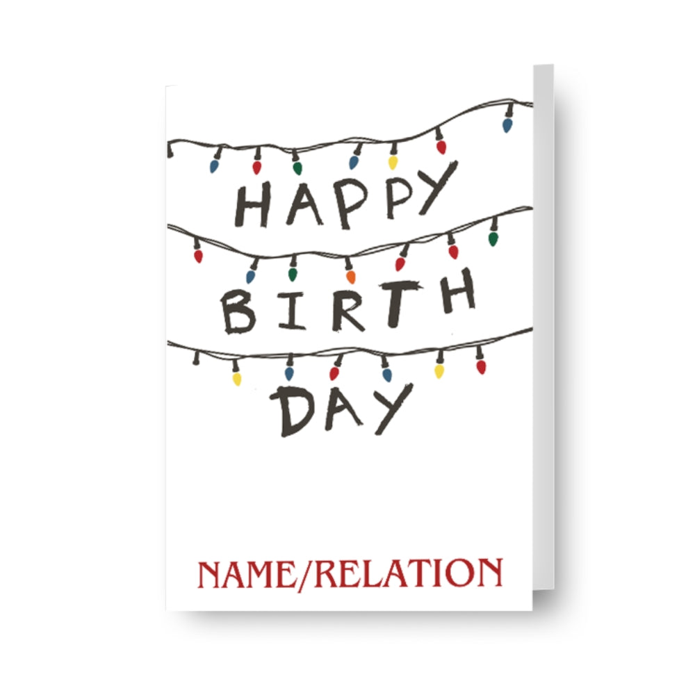 Personalised Birthday Card Official Product