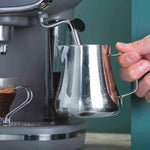 15-bar Retro Espresso Coffee Machine With Steam Wand | Grey & Silver