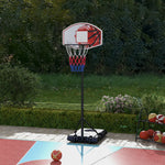 Adjustable Basketball Hoop And Stand With Wheels | Black