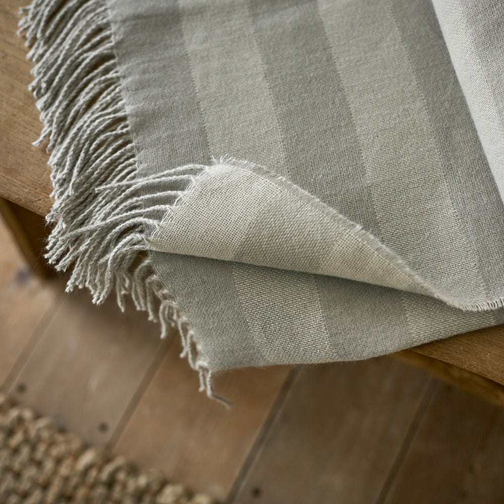 Elgin Supersoft Yarn Dyed Jacqaurd Throw | 130cm x 160cm | Gray