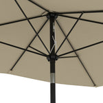 2x3m Rectangular Parasol Patio Outdoor Table Umbrella | Cream