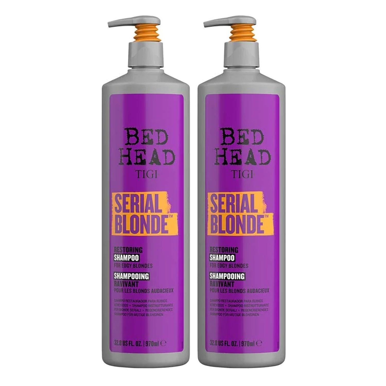 Serial Blonde Shampoo For Damaged Blonde Hair 970ml, 2 Pack