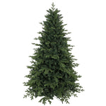 HOMCOM 7 Ft Artificial Christmas Tree With Metal Base, Hinged Branches