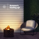 Rombo Steel Fire Pit & Grill