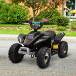 6v Kids Electric Ride On Car For 18-36 Months Toddlers | Black