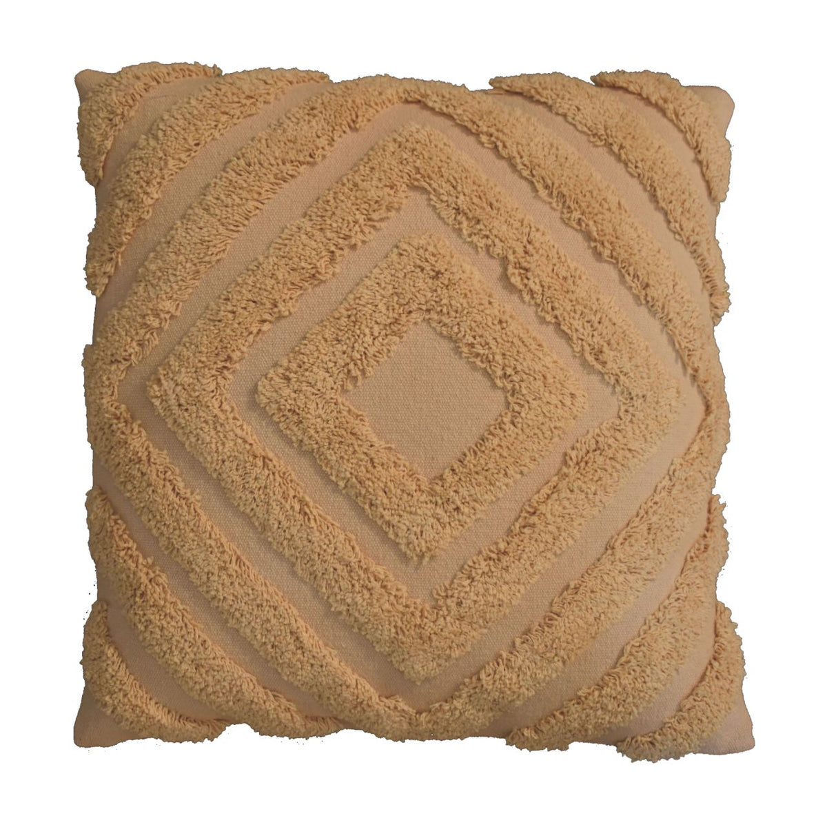 Diamond Cushion Set | Set of 2 | Mustard