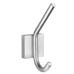 Chrome Bath Robe Hook Wall Mounted Bathroom Storage | Brushed Chrome