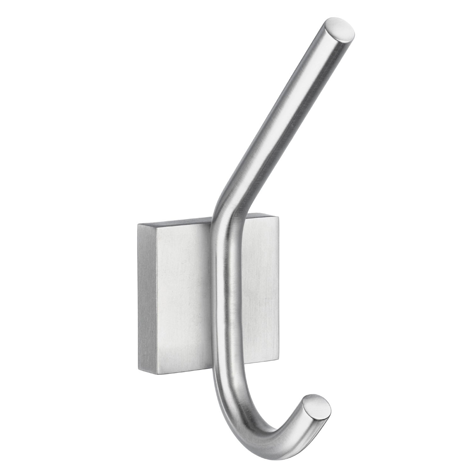 Chrome Bath Robe Hook Wall Mounted Bathroom Storage | Brushed Chrome