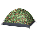 Camping Tent For 2 Person Dome Tent With Storage Pocket | Multi Colour