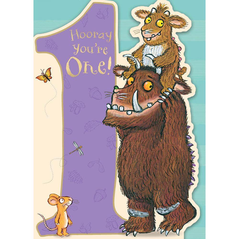 The Gruffalo Age 1 Birthday Card Official Product