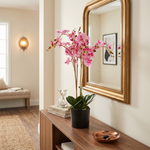 60cm  Design Uk Realistic Artificial Orchid Flower Display In Pot