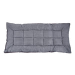 Quilted Mattress Topper With Thick 10cm Padding – Soft Brushed Fabric, Breathable Support & Secure Fit Straps | King | Checkered