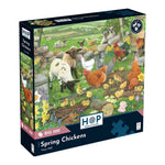 Spring Chickens Big 500 Piece Jigsaw Puzzle