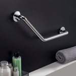 Grab Rail 49cm Elbow Shape Matt Black Up To 150kg Architect Collection