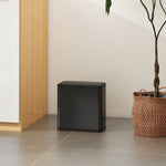 8l Hanging Kitchen Bin, Rubbish Bin W/ Stay-open Lid For Under Sink | Black