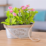 Hanging Metal Small Planter - 2 Pack