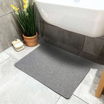 Spaghetti Anti Slip Shower/Bath Mat | 40 x 60cm | Grey
