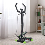 Twister Stepper Step Machine W/ Resistance Bands | Black