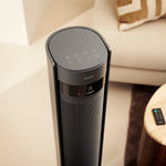 Elevate Smart Tower Fan With 12 Speeds And Remote Control | Grey