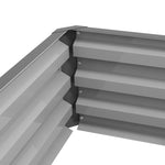 216l Raised Garden Bed Steel Planter Box | Gray