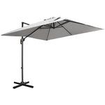 2.7x2.7m Cantilever Parasol W/ 360° Crank Handle Tilt