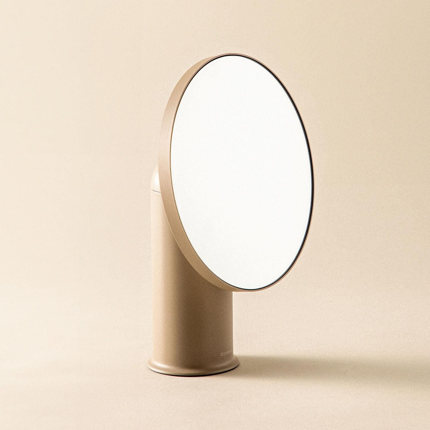 Vanity Mirror, Magnifying Mirror 5x, Countertop, Beige, Geyser Collection