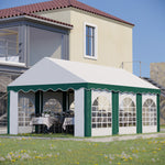 Marquee Gazebo, Party Tent With Sides And Double Doors | Medium | White