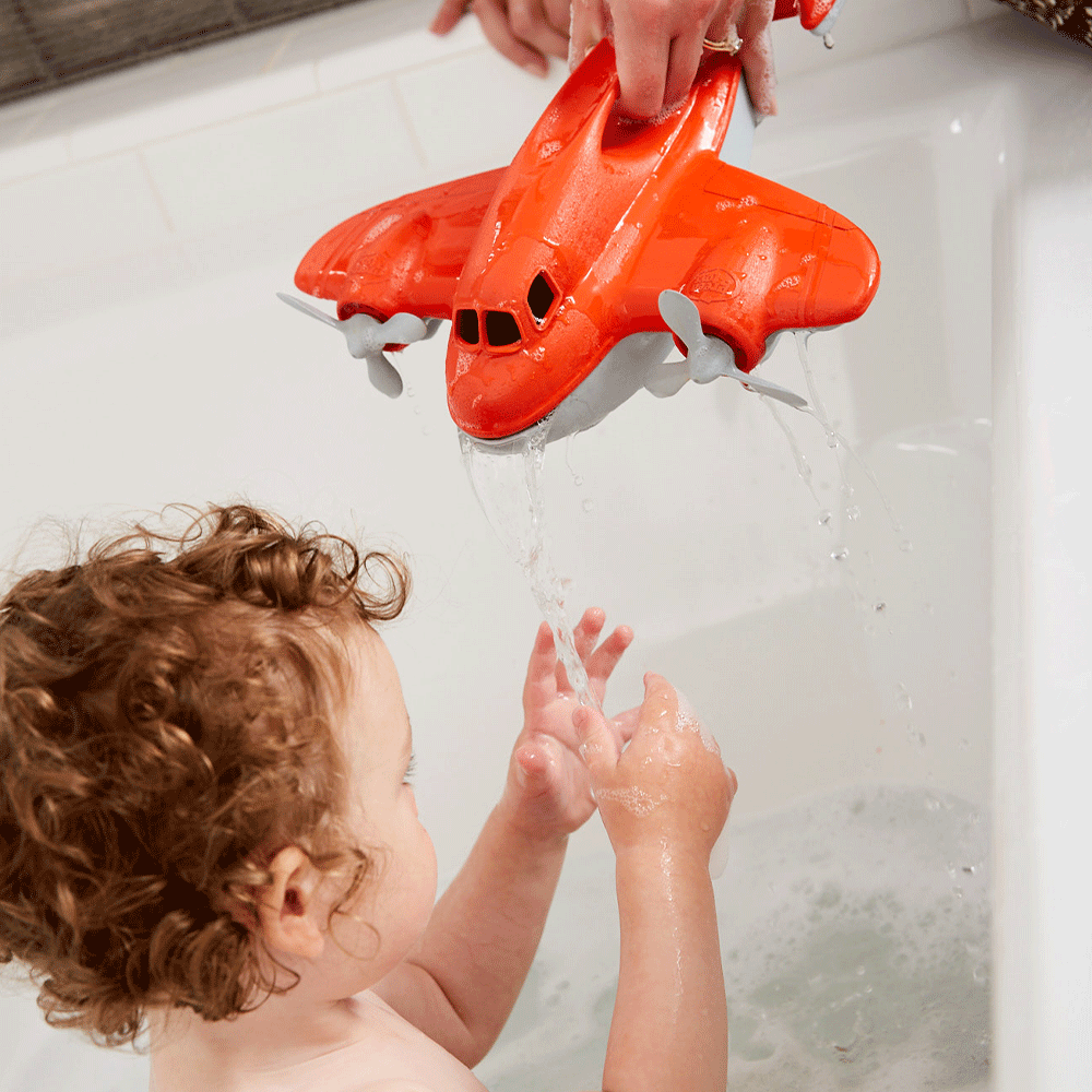 Fire Plane Toy, Made From 100% Recycled Plastic