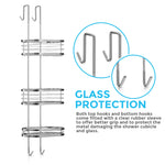 Over Shower Hanging Rack - Chrome