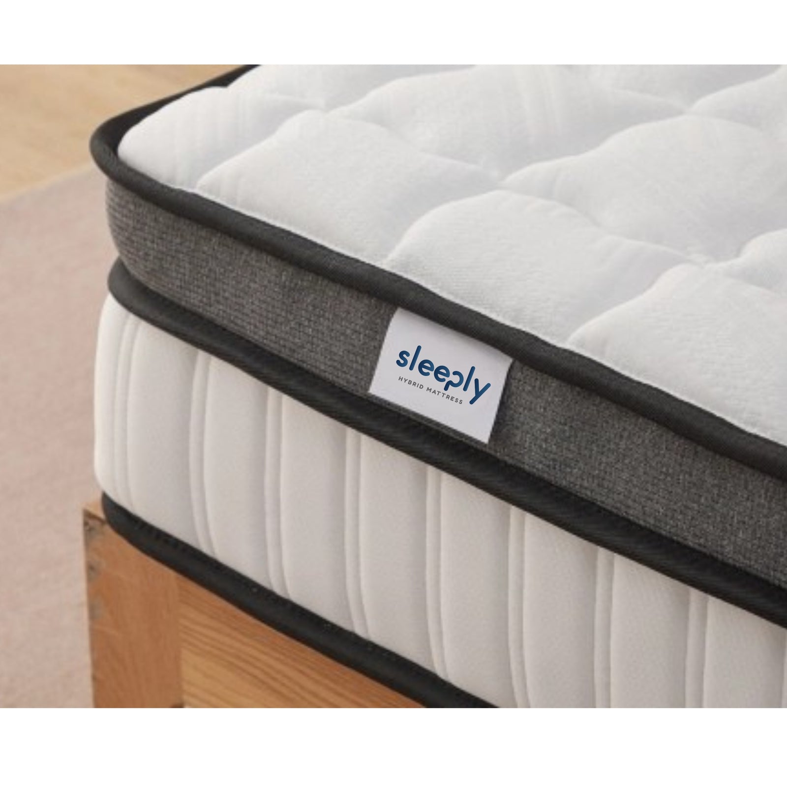 Sleeply Comfort Hybrid Mattress - The Mattress That Moves With You | Small Double | White
