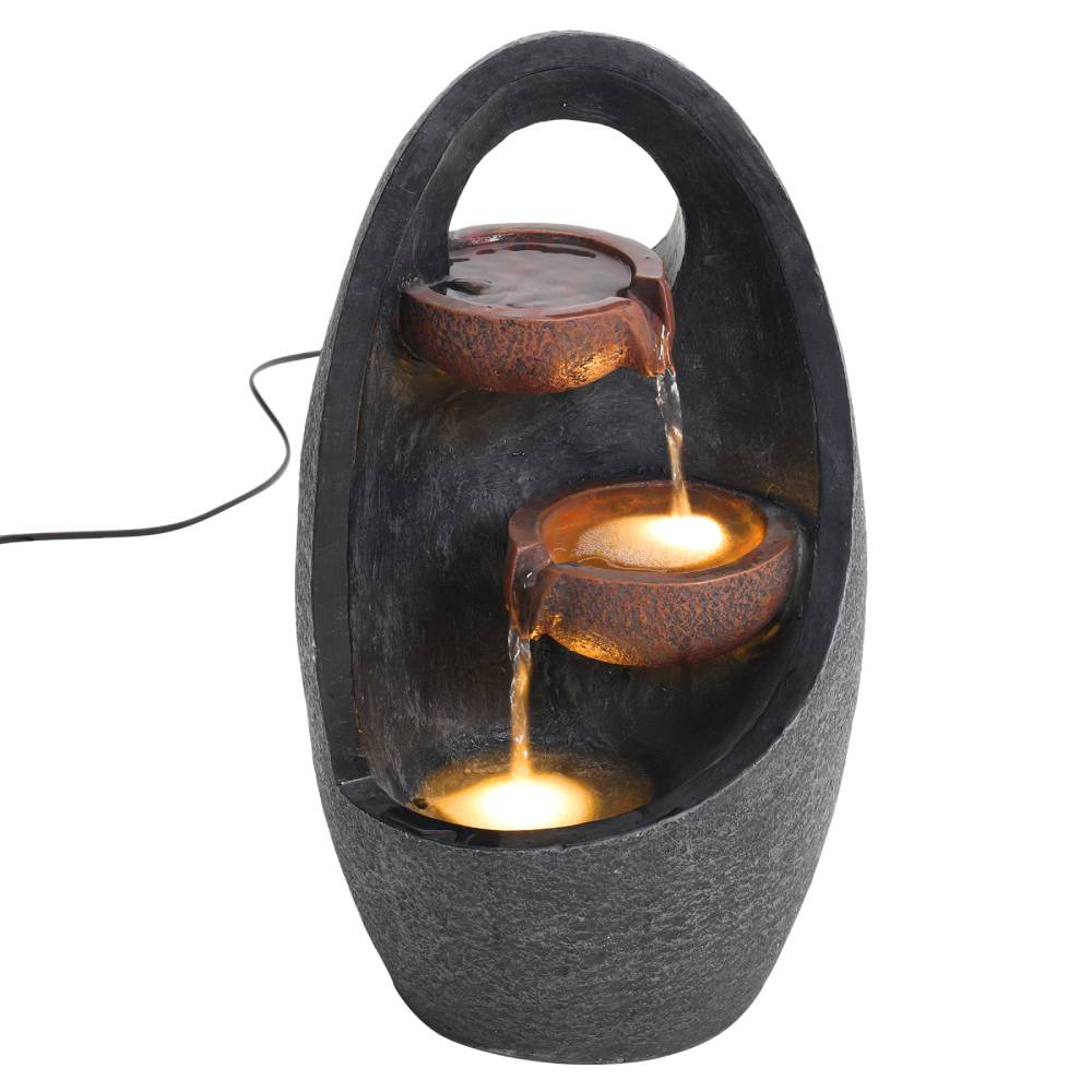 Outdoor Creative Egg Shape Water Feature Fountain Electric