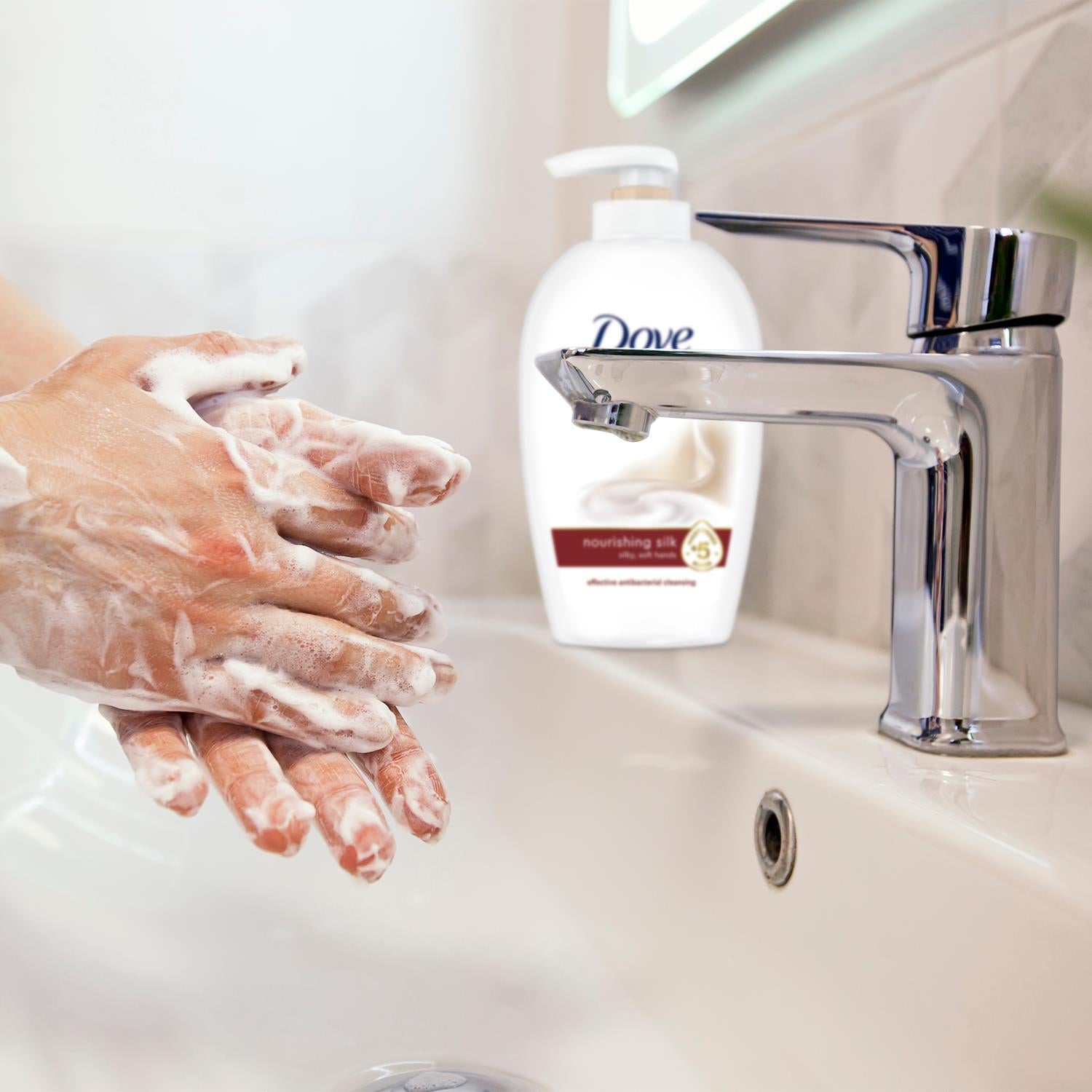 Moisturising Hand Wash, Nourishing Silk For Silky & Soft Hands, 6x250ml