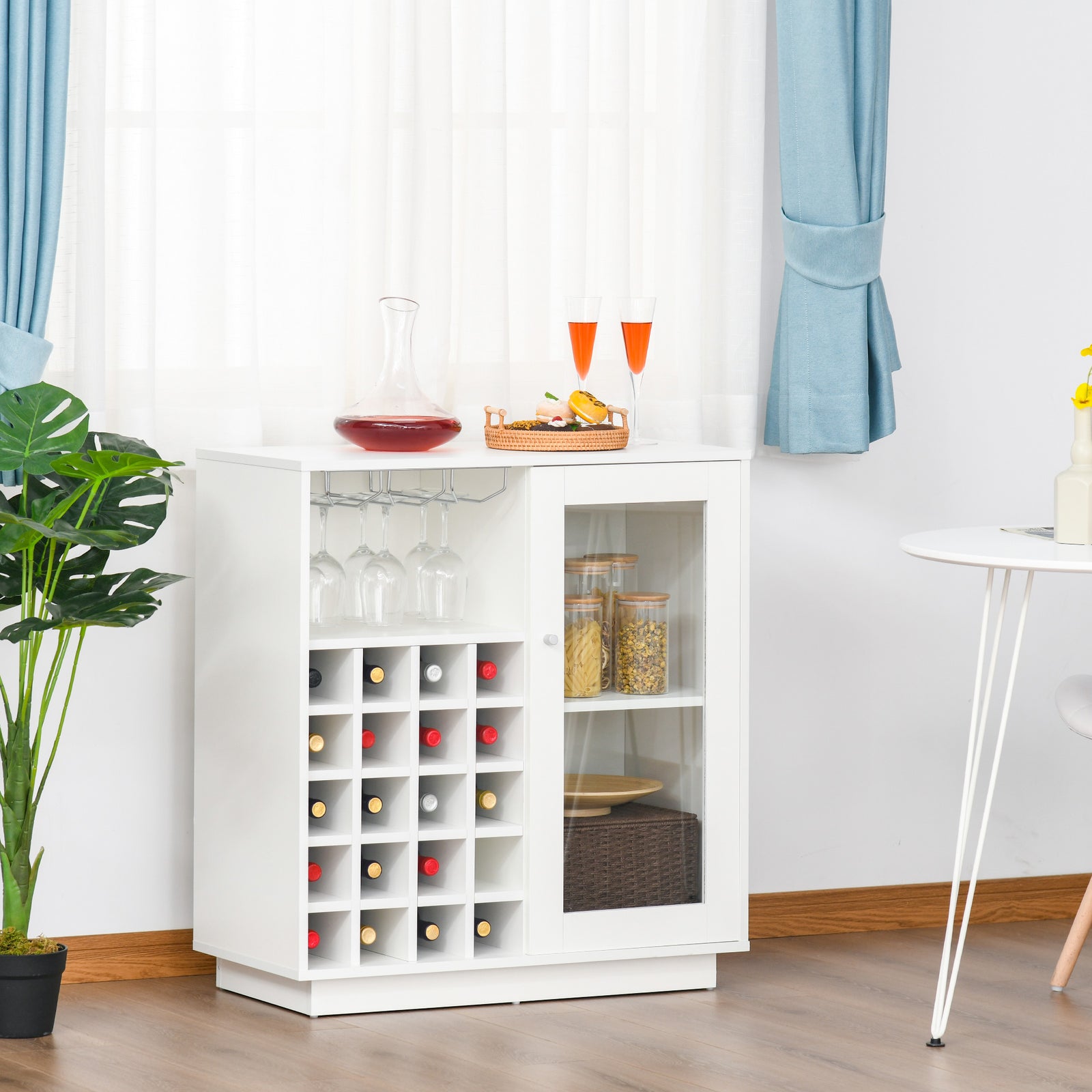 Sideboard Wine Cabinet With Glass Holder