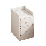 Wooden Nightstand Bedside Table With Drawers
