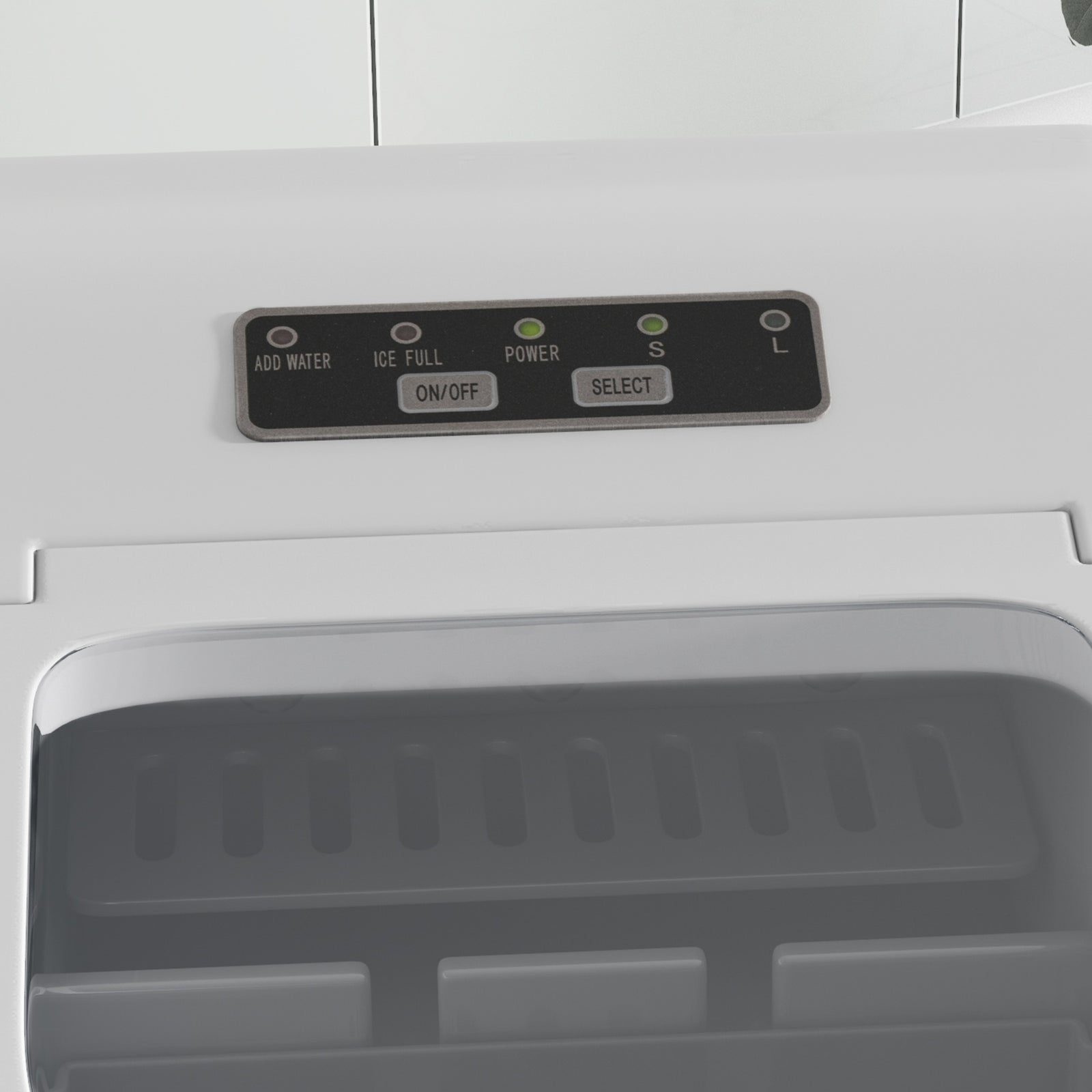 Ice Maker 12kg Per 24h Production With Scoop Basket | One Size | White