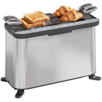 3-in-1 Electric Mini Oven, Long Slot Toaster And Tabletop Grill | Silver