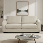 Fairview Soft Fabric 3 Seat Sofa | Ecru